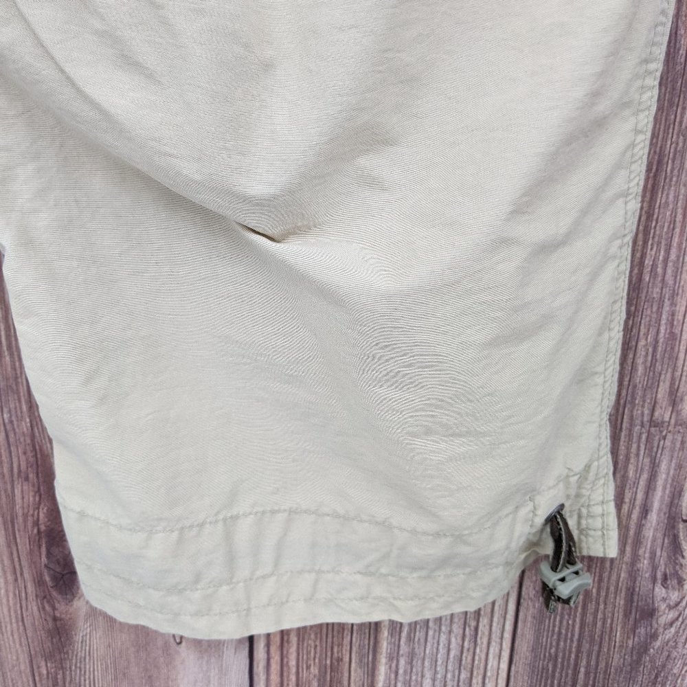 COLUMBIA Lightweight Hiking Capri Pant Tan Sz S - Picture 7 of 9